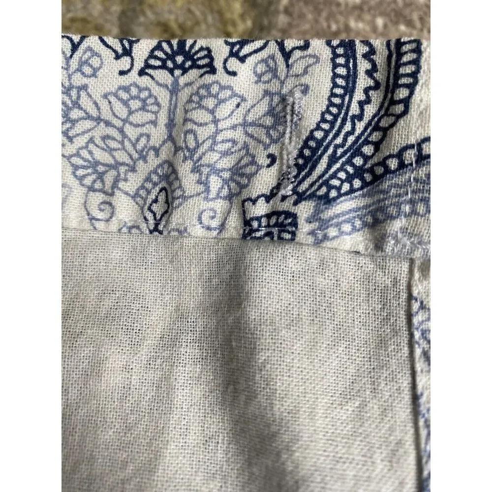 Threshold Paisley Flower Design Shower Curtain